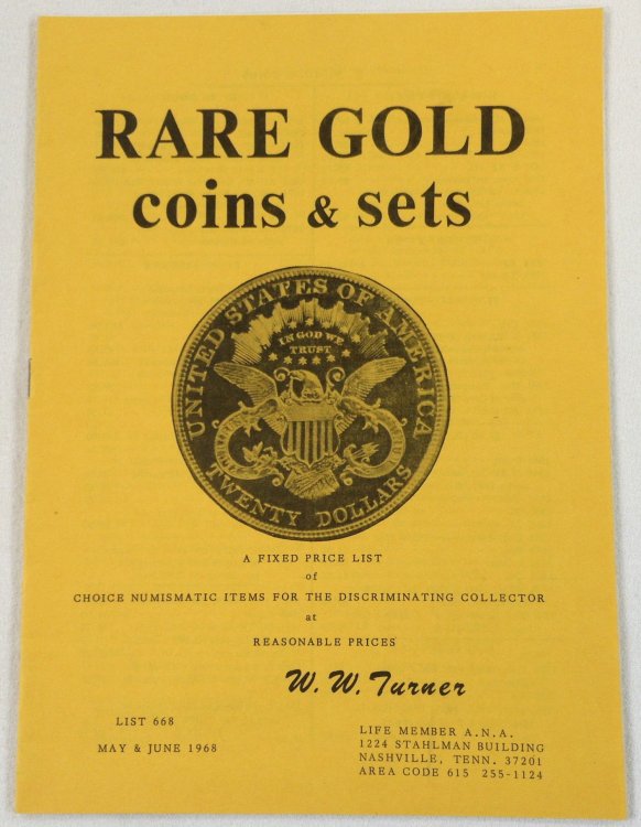 Image for Rare Gold Coins & Sets. List 668, May and June 1968 Rare Gold Coins & Sets. List 668, May and June 1968