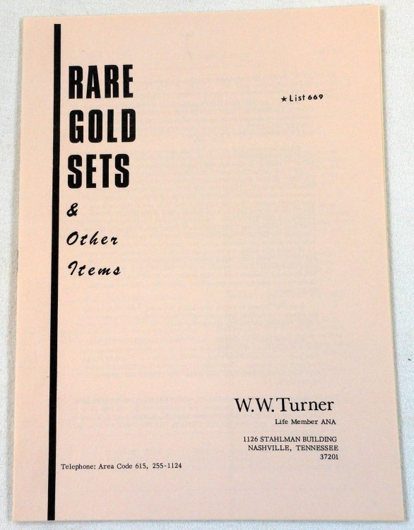 Image for Rare Gold Sets & Other Items. List 669 Rare Gold Sets & Other Items. List 669