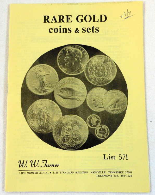 Image for Rare Gold Coins & Sets. List 571 Rare Gold Coins & Sets. List 571
