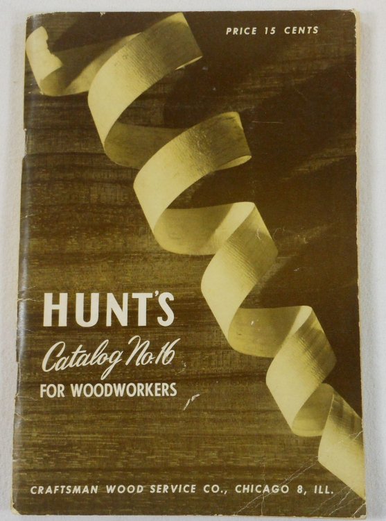 Image for Hunt's Catalog No. 17 for Woodworkers Hunt's Catalog No. 17 for Woodworkers