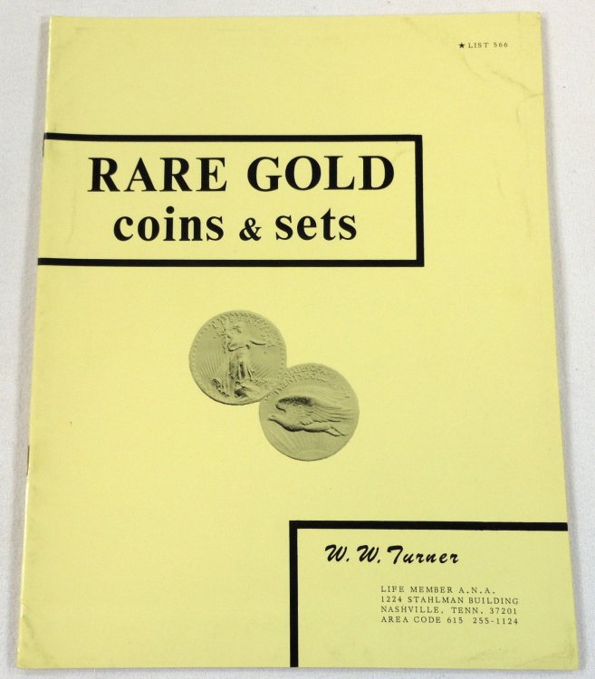 Image for Rare Gold Coins & Sets. List 566 Rare Gold Coins & Sets. List 566
