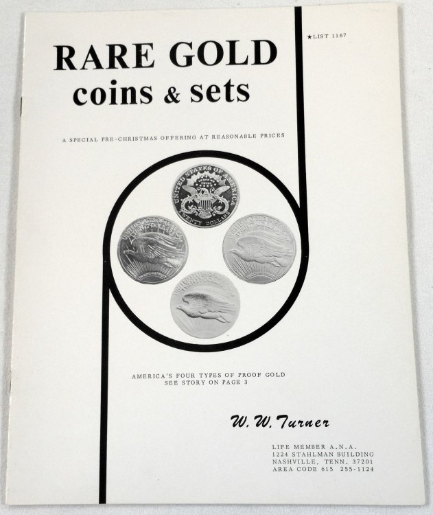 Image for Rare Gold Coins & Sets. List 1167 Rare Gold Coins & Sets. List 1167