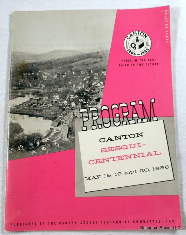 Image for Program of Canton Sesquicentennial 1806-1956 Program of Canton Sesquicentennial 1806-1956