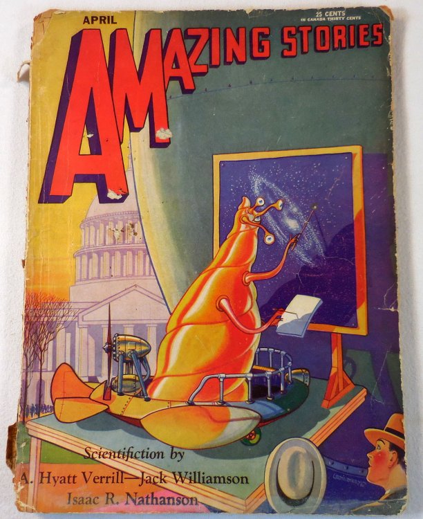 Image for Amazing Stories Magazine Scientifiction. April 1930. Volume 5, No. 1 Amazing Stories Magazine Scientifiction. April 1930. Volume 5, No. 1