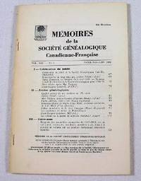 Image for Memoires De La Societe Genealogique Canadienne-Francaise. Vol. XIX, No. 2 - Avril-Juin 1968 Memoires De La Societe Genealogique Canadienne-Francaise. Vol. XIX, No. 2 - Avril-Juin 1968