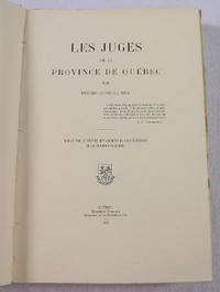 Image for Les Juges De La Province De Quebec Les Juges De La Province De Quebec