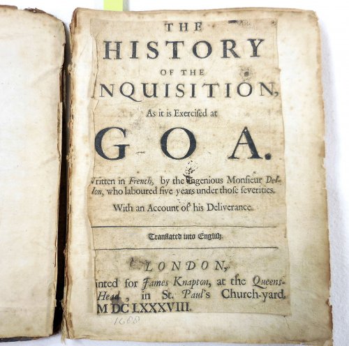 Image for The History of the Inquisition as it is Exercised at Goa; with: An Humble Inquiry into the Scripture-Account of Jesus Christ: Or, a Short Argument Concening His Diety and Glory, According to the Gospel The History of the Inquisition as it is Exercised at Goa; with: An Humble Inquiry into the Scripture-Account of Jesus Christ: Or, a Short Argument Concening His Diety and Glory, According to the Gospel