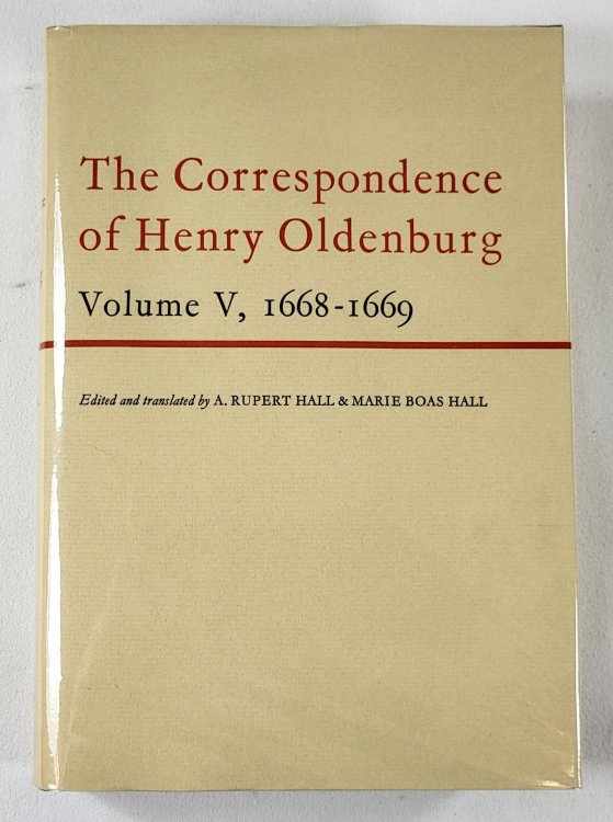 Image for The Correspondence of Henry Oldenburg. Volume V: 1668-1669 The Correspondence of Henry Oldenburg. Volume V: 1668-1669