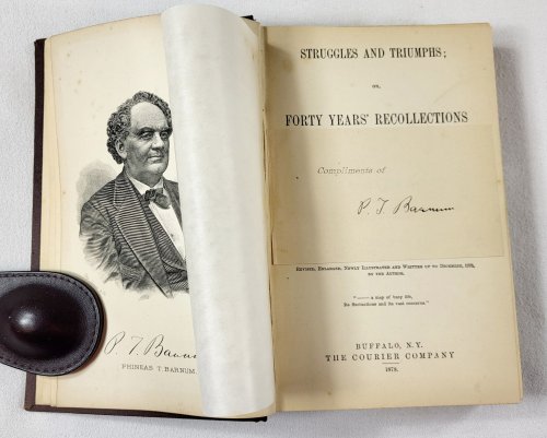 Image for Struggles and Triumphs; or, Forty Years' Recollections of P. T. Barnum, Written By Himself. Author's Edition Struggles and Triumphs; or, Forty Years' Recollections of P. T. Barnum, Written By Himself. Author's Edition