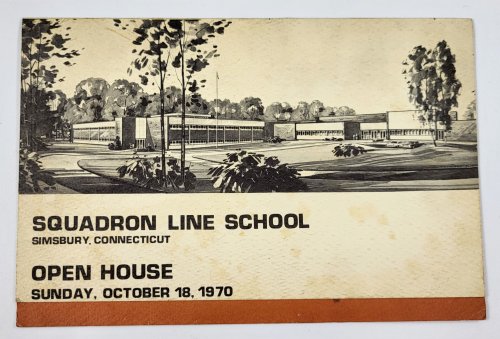 Image for Squadron Line School, Simsbury, Connecticut. Open House October 18, 1970 Squadron Line School, Simsbury, Connecticut. Open House October 18, 1970
