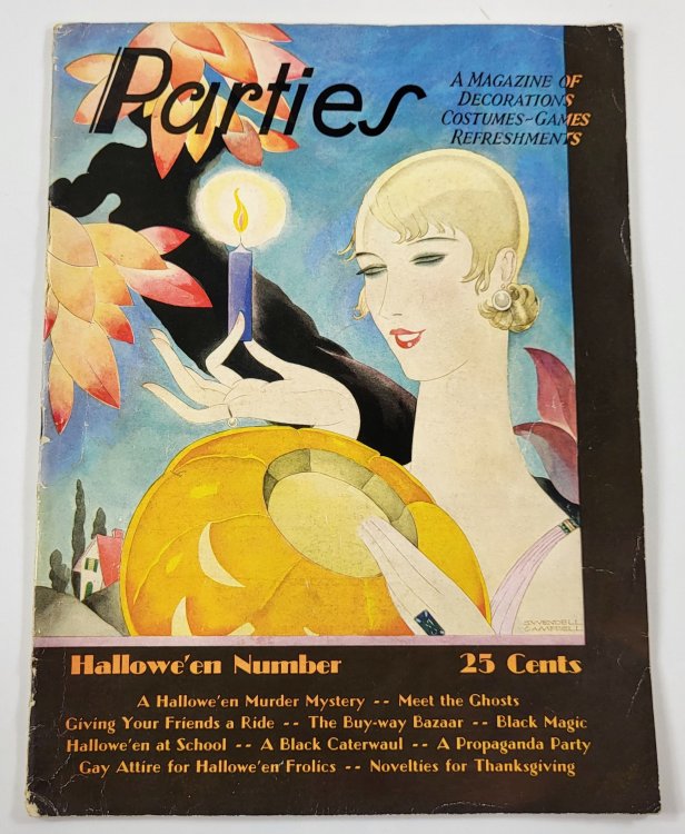 Image for Parties. Volume III Number 3. Halloween Number 1929. A Magazine of Decorations Costumes, Games, Refreshments Parties. Volume III Number 3. Halloween Number 1929. A Magazine of Decorations Costumes, Games, Refreshments