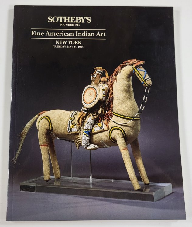 Image for Fine American Indian Art. Sotheby's New York, May 25, 1993. Sale 6427 Fine American Indian Art. Sotheby's New York, May 25, 1993. Sale 6427