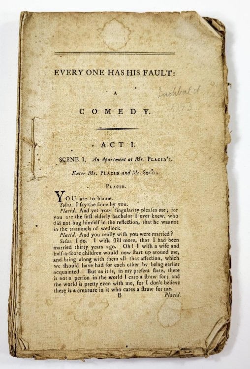 Image for Every One Has His Fault: A Comedy Every One Has His Fault: A Comedy
