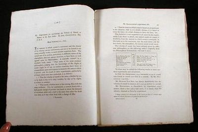 Image for Experiments for Ascertaining the Velocity of Sound, at Madras in the East Indies Experiments for Ascertaining the Velocity of Sound, at Madras in the East Indies