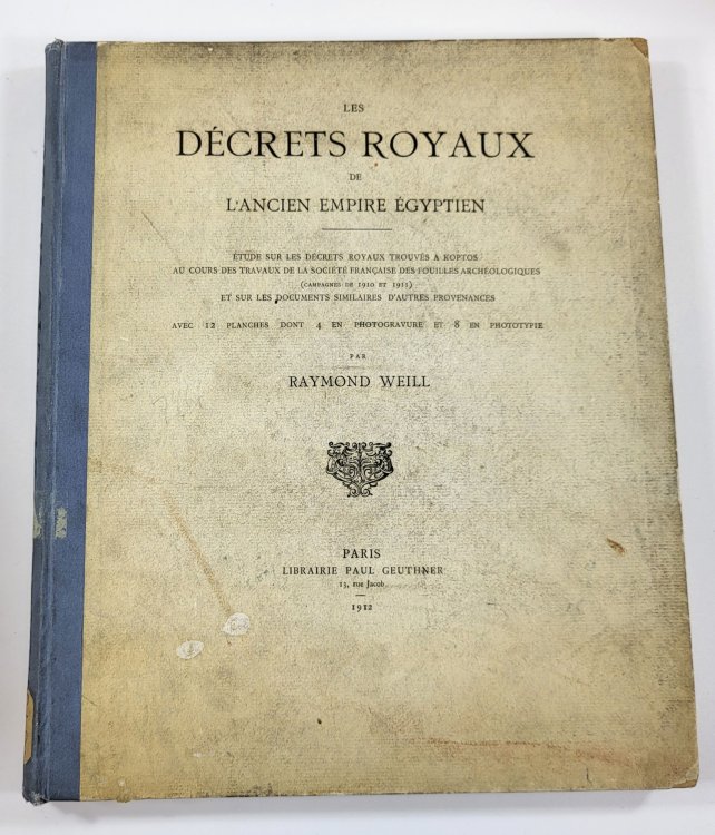 Image for Les Decrets Royaux De l'Ancien Empire Egyptien Les Decrets Royaux De l'Ancien Empire Egyptien