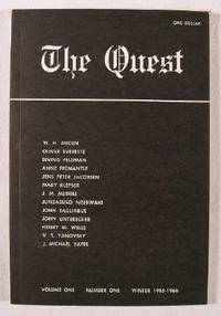 Image for The Quest : Volume One, Number One, Winter 1965 - 1966 The Quest : Volume One, Number One, Winter 1965 - 1966