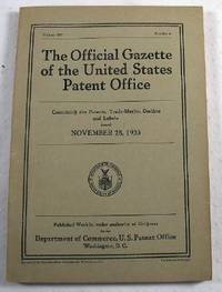 Image for The Official Gazette of the United States Patent Office. Vol. 436, No. 4 - November 28, 1933 The Official Gazette of the United States Patent Office. Vol. 436, No. 4 - November 28, 1933