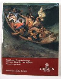 Christie's : 19th Century European Paintings, Drawings, Watercolors and Sculpture (Paintings, lots 1-206; 461-567) : New York : October 26, 1988 : Sale No. MARIE-6690