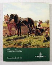 Image for Christie's East : 19th Century Paintings, Drawings and Watercolors : New York : October 25, 1988 : Sale No. 6687 Christie's East : 19th Century Paintings, Drawings and Watercolors : New York : October 25, 1988 : Sale No. 6687