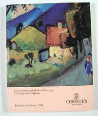 Image for Christie's : Impressionist and Modern Paintings, Drawings and Sculpture : New York : October 6, 1988 : Sale No. GABRIELLE-6668 Christie's : Impressionist and Modern Paintings, Drawings and Sculpture : New York : October 6, 1988 : Sale No. GABRIELLE-6668