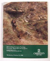Image for Christie's : 19th Century European Paintings, Drawings, Watercolors and Sculpture : New York : October 26, 1988 : Sale No. MARIE-6690 Christie's : 19th Century European Paintings, Drawings, Watercolors and Sculpture : New York : October 26, 1988 : Sale No. MARIE-6690