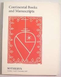 Image for Sotheby's : Continental Books and Manuscripts : London : December 4-5, 1997 : Sale No. LN7731 Sotheby's : Continental Books and Manuscripts : London : December 4-5, 1997 : Sale No. LN7731