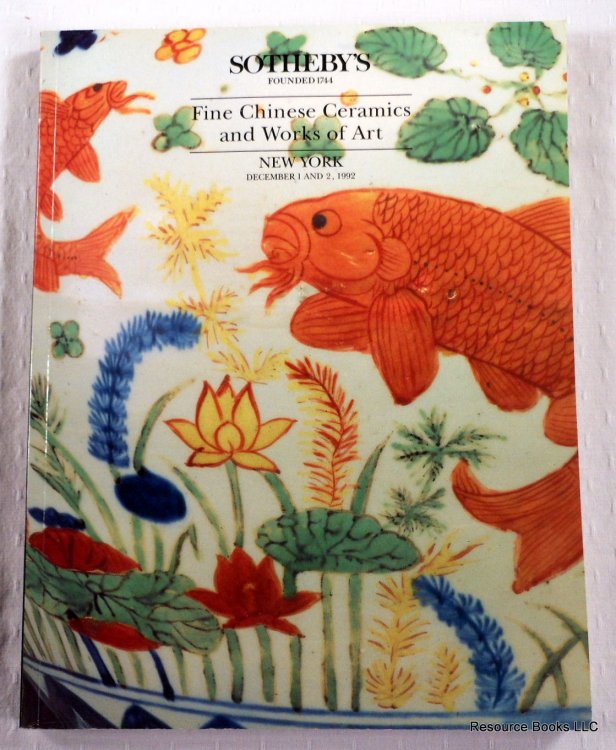Image for Asian Art: Fine Chinese Ceramics and Works of Art. Sotheby's New York - December 1 and 2, 1992. Sale 6370 Asian Art: Fine Chinese Ceramics and Works of Art. Sotheby's New York - December 1 and 2, 1992. Sale 6370