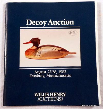 Image for Decoy Auction: Duxbury, Massachusetts - August 27-28, 1983 Decoy Auction: Duxbury, Massachusetts - August 27-28, 1983