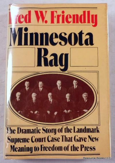 Image for Minnesota Rag: The Scandal Sheet That Shaped the Constitution Minnesota Rag: The Scandal Sheet That Shaped the Constitution