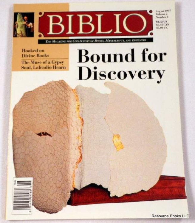Image for Biblio Magazine - August 1997. Volume 2, Number 8 Biblio Magazine - August 1997. Volume 2, Number 8