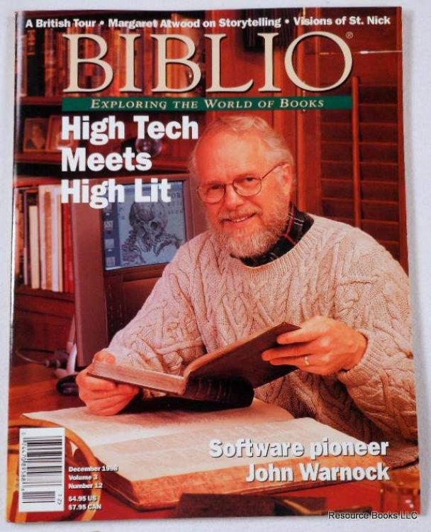 Image for Biblio Magazine - December 1998. Volume 3, Number 12 Biblio Magazine - December 1998. Volume 3, Number 12