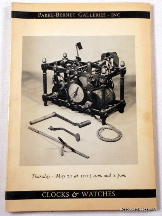 Image for Clocks & Watches. Parke-Bernet Galleries: New York, May 21, 1970. Sale 3055 Clocks & Watches. Parke-Bernet Galleries: New York, May 21, 1970. Sale 3055
