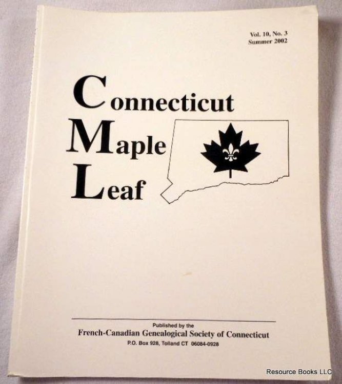 Image for Connecticut Maple Leaf. Volume 10, Number 3, Summer 2002 Connecticut Maple Leaf. Volume 10, Number 3, Summer 2002