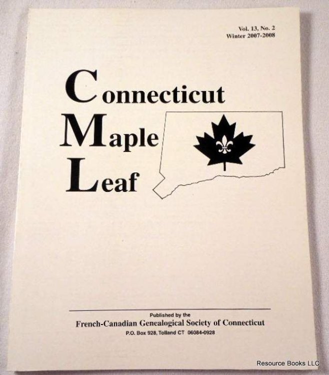 Image for Connecticut Maple Leaf. Volume 13, Number 2, Winter 2007-2008 Connecticut Maple Leaf. Volume 13, Number 2, Winter 2007-2008