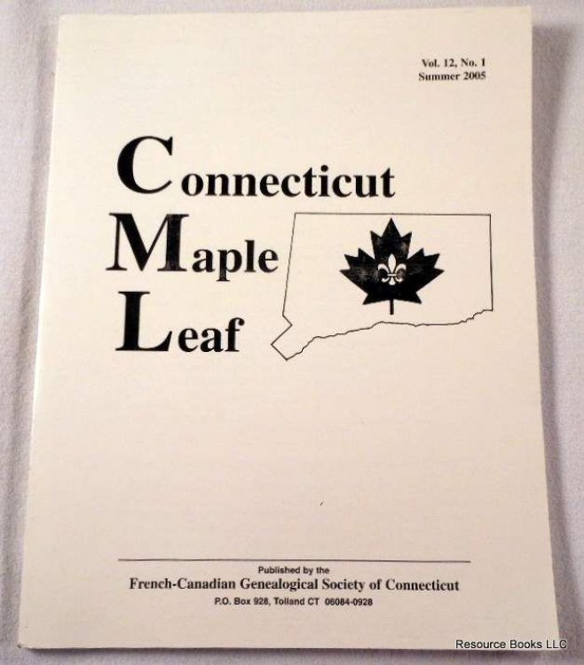 Image for Connecticut Maple Leaf. Volume 12, Number 1, Summer 2005 Connecticut Maple Leaf. Volume 12, Number 1, Summer 2005