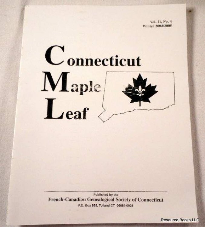 Image for Connecticut Maple Leaf. Volume 11, Number 4, Winter 2004-2005 Connecticut Maple Leaf. Volume 11, Number 4, Winter 2004-2005