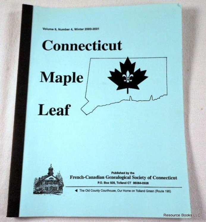 Image for Connecticut Maple Leaf. Volume 9, Number 4, Winter 2000-2001 Connecticut Maple Leaf. Volume 9, Number 4, Winter 2000-2001