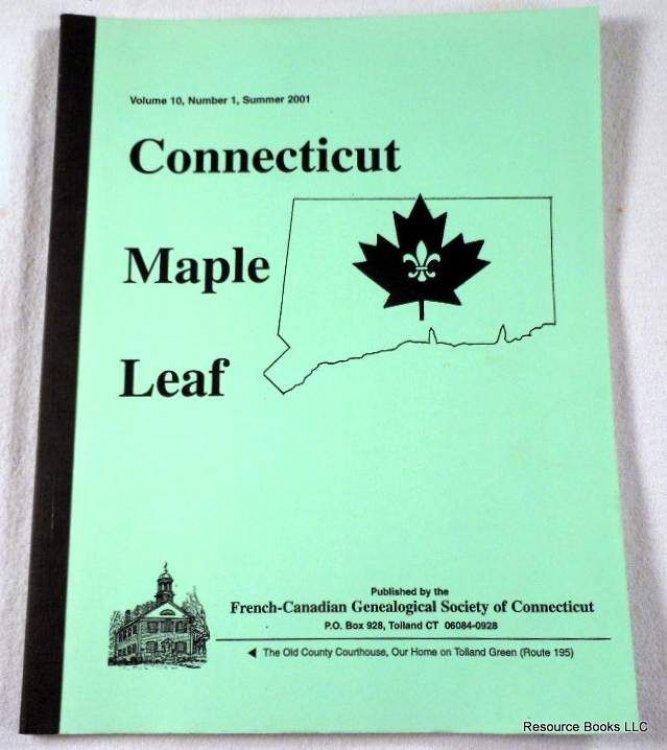 Image for Connecticut Maple Leaf. Volume 10, Number 1, Summer 2001 Connecticut Maple Leaf. Volume 10, Number 1, Summer 2001