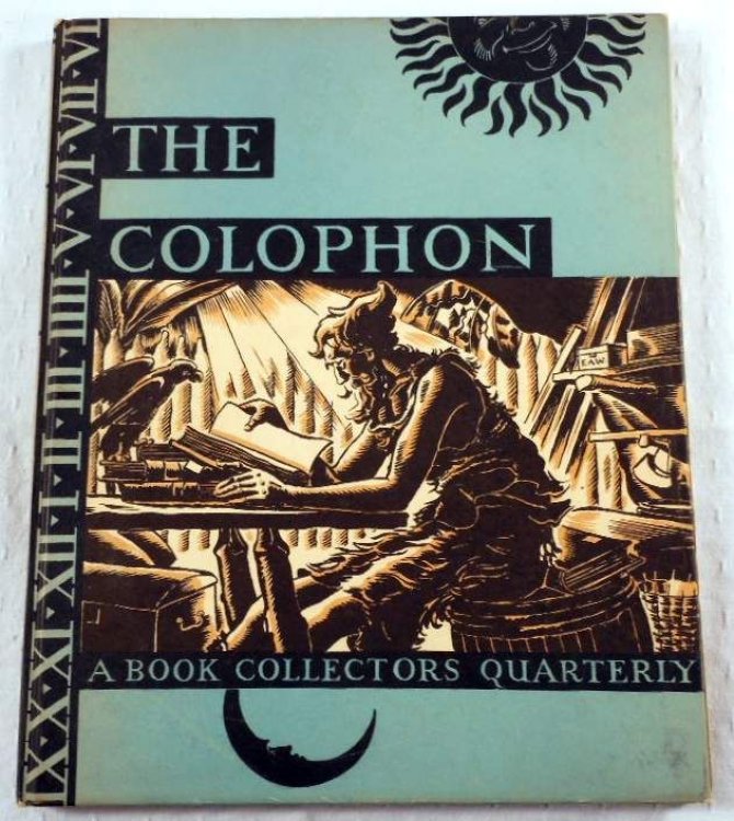 Image for The Colophon: A Book Collectors' Quarterly. Part Nine The Colophon: A Book Collectors' Quarterly. Part Nine