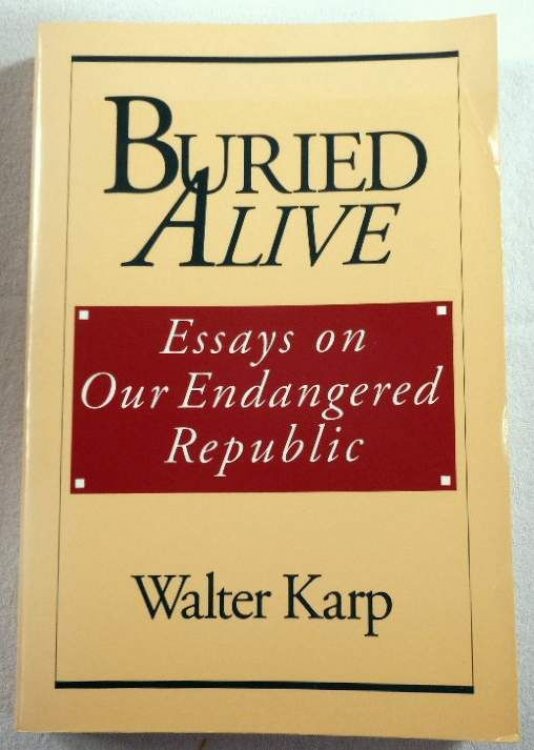 Image for Buried Alive: Essays on Our Endangered Republic Buried Alive: Essays on Our Endangered Republic