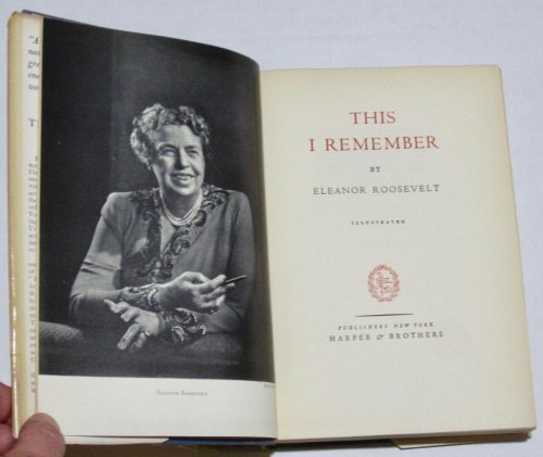 This I Remember - Signed