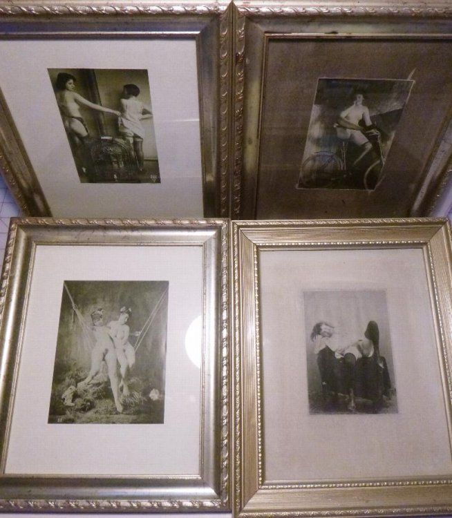 (4) Framed Female Nudes