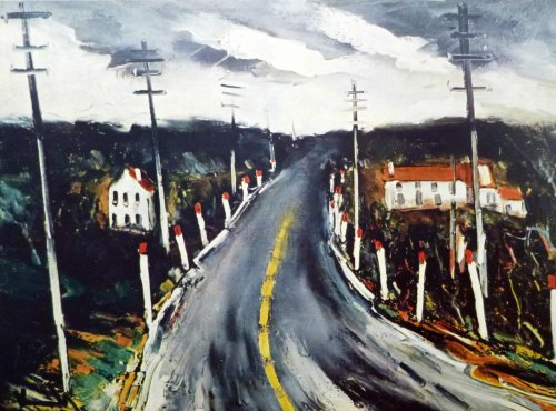 Maurice de Vlaminck - 'Road To Mamers' - circa 1910
