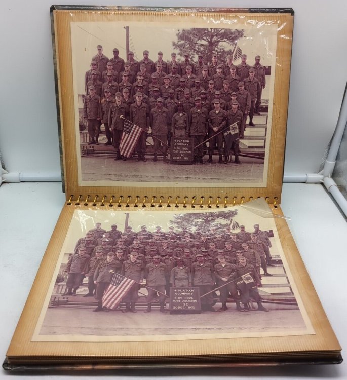 African-American Album W/ Pics Ephemera Fort Jackson Army c1978