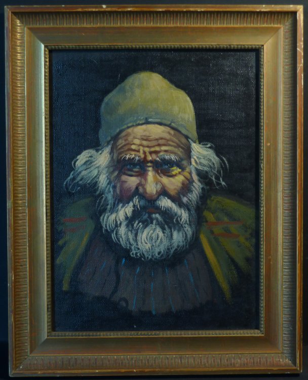 Old Man Wearing a Taqiyah