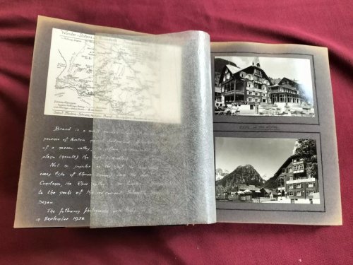 1950 Photo Album,80+ Photographs, Sketches,VORALBERG AUSTRIA ALPS