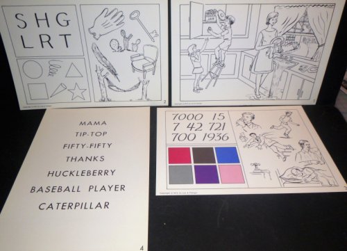 1972 1st Ed. Assessment of Aphasia + Stimulus Cards - Goodglass & Kaplan