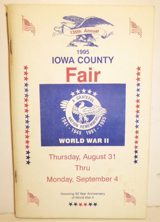 1995 Premium List 135th Iowa County Fair