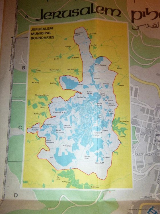 Map of Jerusalem