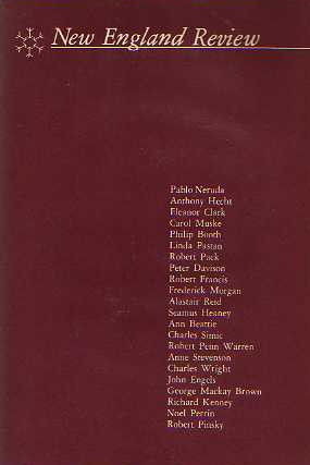 New England Review - Vol. 1, No. 1